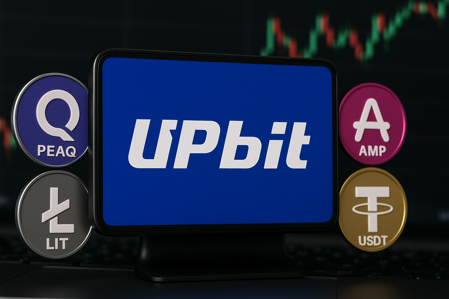 Upbit листит 9 новых токенов: PEAQ, LIT и AMP на BTC и USDT