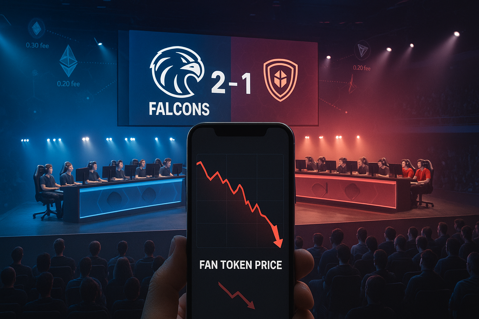 Победа Falcons над Vitality: как fan-токены реагируют на турнирные сенсации