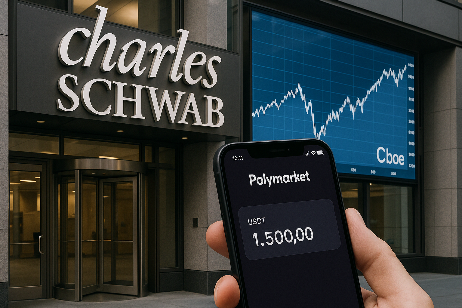 Charles Schwab и Cboe запускают биржевые продукты для ставок на S&P 500 — конкуренция Polymarket и Kalshi