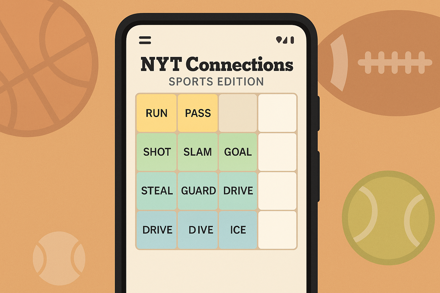 Сегодняшние подсказки и ответы для NYT Connections: Sports Edition от 18 июня